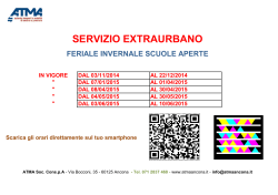 Feriale Invernale a Scuole Aperte