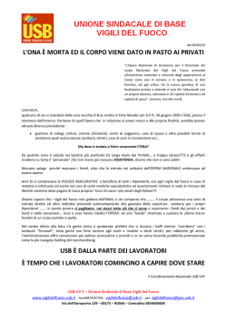 usb-vv.f. l ona e morta e i privavati ne mangiano la