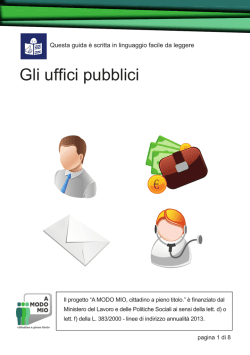 Gli uffici pubblici - Movimento Consumatori