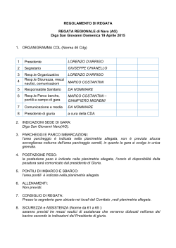Regolamento di regata DEL 19 APRILE 2015