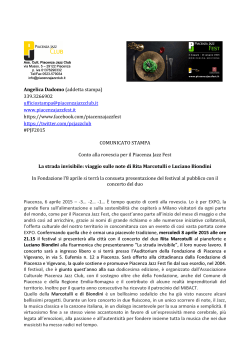 Programma in .pdf - Fondazione di Piacenza e Vigevano