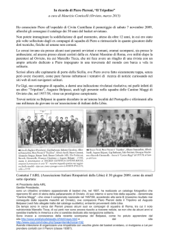 In ricordo di Piero Pieroni, &ldquo;Il Tripolino&rdquo;