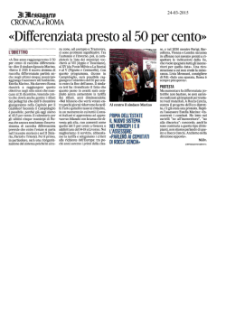 Differenziata presto al 50 per cento