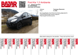 Ford Ka 1,2 Ambiente