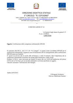 DIREZIONE DIDATTICA STATALE 3&deg; CIRCOLO &ldquo;R. COTUGNO&rdquo;