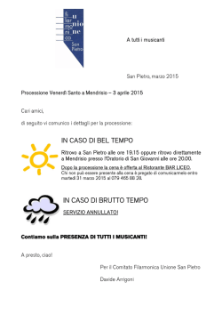 Filarmonica Unione 6854 San Pietro