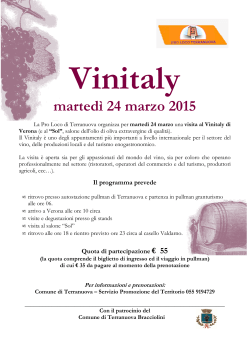 locandina vinitaly 2015.pdf - Unione dei Comuni del Pratomagno