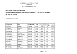 Graduatoria interna scuola primaria posto comune