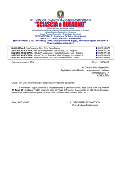 ISTITUTO D`ISTRUZIONE SECONDARIA SUPERIORE