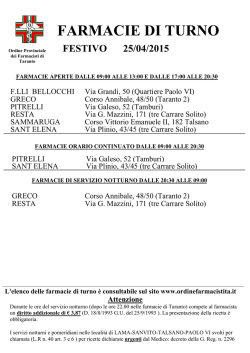 FESTIVO 25 APRILE 2015.pdf - Ordine dei Farmacisti della