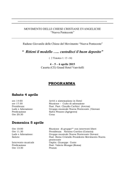 I&deg; Raduno Italia Meridionale