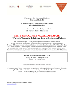 INVITO STAMPA - Museo di Roma