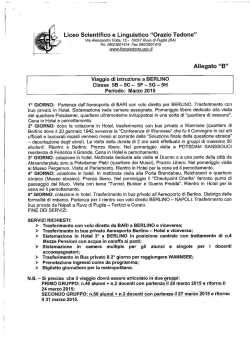 Liceo Scientifico e Linguistico “OrazioTedone”