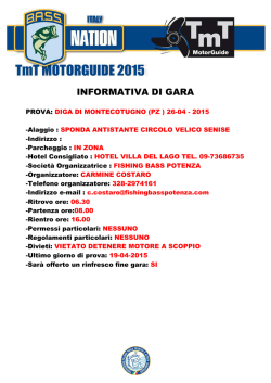 Informativa di gara