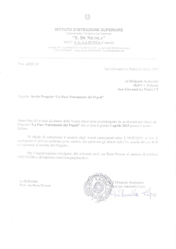 ISTITUTO D`ISTRUZIONE SUPERIORE