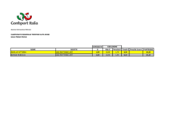 gold prima prova - Confsport Italia