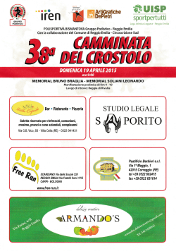 19-04-2015 Reggio Emilia XXXVIII Camminata del Crostolo