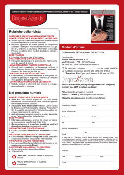 Dirigere Azienda Dirigere Azienda