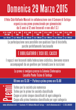 clicca qui - La Nascita di Velo Club Raffaele Marcoli