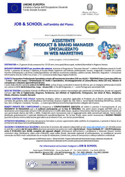 assistente product & brand manager specializzato in
