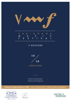 II EDIZIONE - Palazzo di Varignana