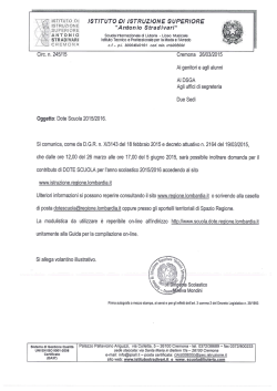 Dote Scuola 2015/2016.