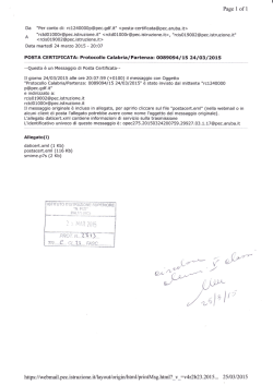 Iniziative di comunicazione relative al concorso pubblico per titoli ed