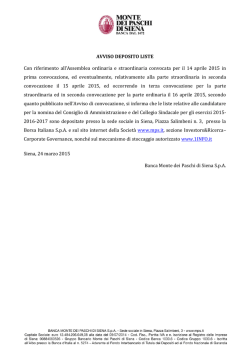 Documento completo in pdf - Banca Monte dei Paschi di Siena