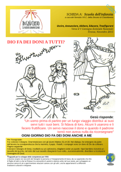 DIO FA DEI DONI A TUTTI?