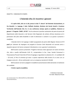 segue - Azienda ULSS 21