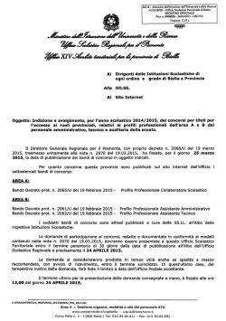 MIUR - Minìslero dell`Istruzione del! Università e della Ricerca