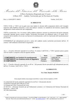 Elezioni CSPI-Decreto nucleo elettorale territoriale di Viterbo.pdf