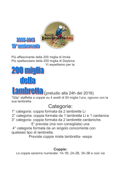 programma - Lambretta Club Perugia