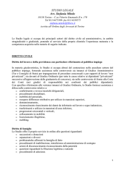 Studio Legale Avv. Stefania Mitolo