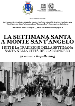 Programma - Comune di Monte Sant Angelo