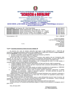 ISTITUTO D`ISTRUZIONE SECONDARIA SUPERIORE