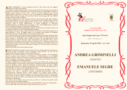 Griminelli Segre.pub - Amici della musica "A. Schmid"