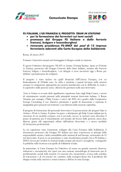 Il comunicato stampa (.pdf 166 KB)