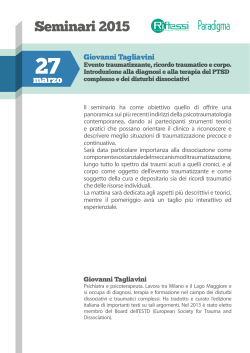 seminario riflessi 27 marzo 2015 - Ordine Assistenti Sociali Piemonte