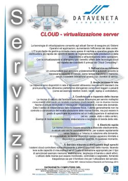 Cloud virtualizzazione server