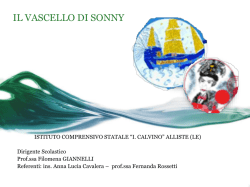IL VASCELLO DI SONNY - Citt&agrave; della Scienza