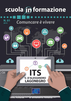 ITS 01 2015 WEB.pdf - Istituto tecnico statale "Vittorino D`Alessandro