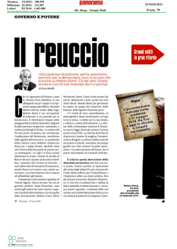 da pag. 50 25-MAR-2015 Dir. Resp.: Giorgio Mulè