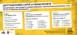 [gettogether!] caffè a francoforte - noborder ffm
