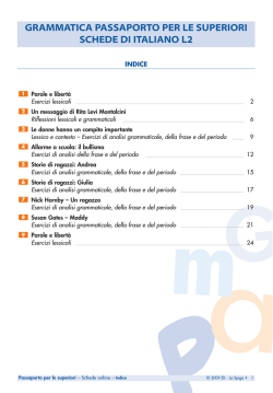 Grammatica L2 (libro di esercizi)