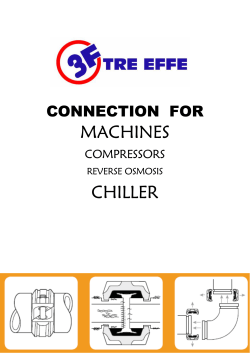 MACHINES CHILLER - tre-effe