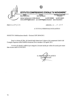 PROT. N. 2293/520 ISTITUTO COMPRENSIVO STATALE "IV