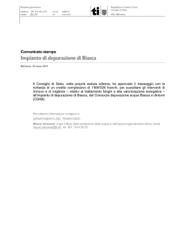 Impianto di depurazione di Biasca