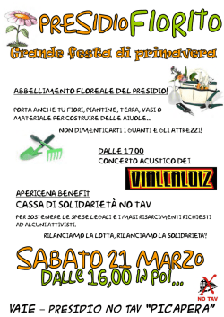 Festa di primavera - Comitato NO TAV