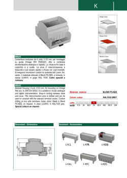 D MR4/K Contenitore modulare da 4 unità, H 53 mm, per montaggio